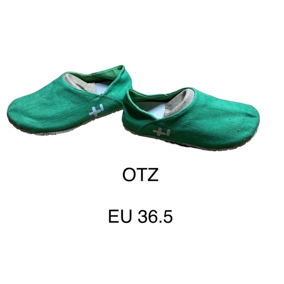 OTZ Cork Lite Espadrilles Green Women 6.5 - Picture 1 of 16